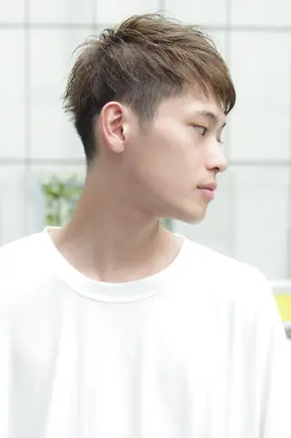 ショート メンズ key5階 イソムラのヘアスタイル