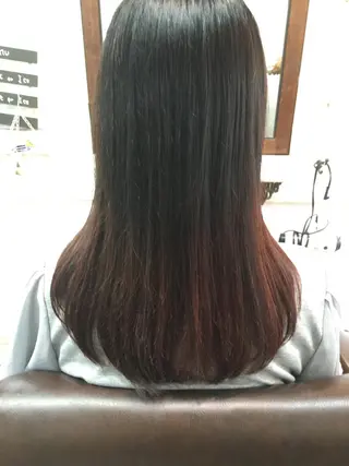 ロング カラー 五感鷹匠所属・櫛引 健太のヘアスタイル