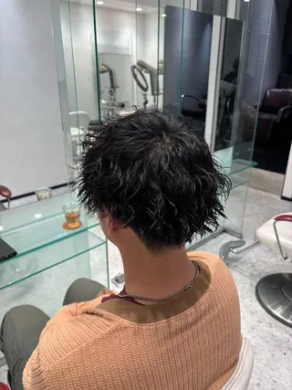 パーマ LOUIMADNA栄所属・新規指名比率No.1 メンズパーマ/二村のヘアスタイル