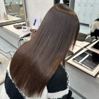 ロング 佐々木 玲のヘアスタイル