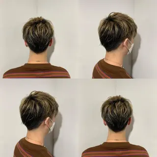 メンズ もにか🌞原宿/渋谷 🌝ブリーチカラーのヘアスタイル