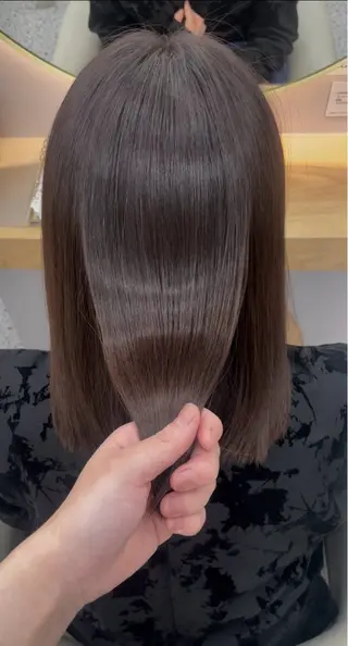 ミディアム 髪質改善/艶カラー✨ 𝔂𝓾𝓴𝓲のヘアスタイル