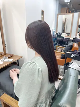 ロング モデル募集中lore 中村かれんのヘアスタイル