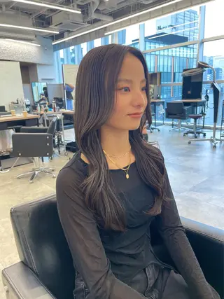 ロング カラー 暖色/透明感カラー /nanami★のヘアスタイル