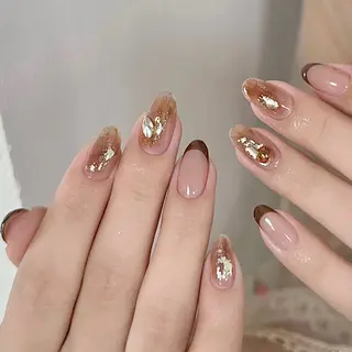 ネイル By moonネイル 🌷ワンホン/韓国風のネイルデザイン