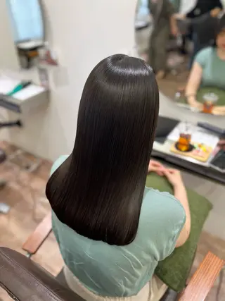 ロング 田淵 愛里のヘアスタイル