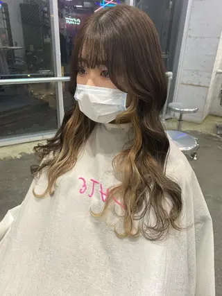 ロング カラー 💗💗韓国レイヤー yu-ki💗💗のヘアスタイル
