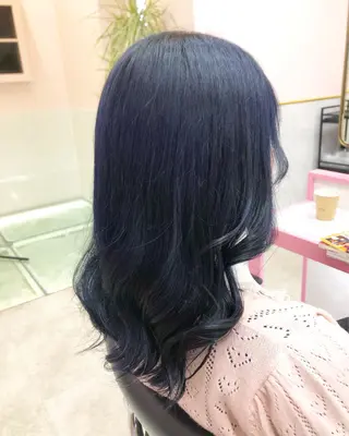 セミロング カラー ヘアアレンジ SALOWIN横浜所属・𓍯韓国style/ 髪質改善𓍯中村和希のヘアスタイル