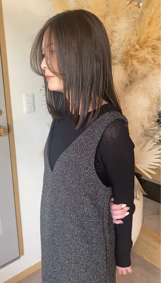 ミディアム カラー SORA.桂川店所属・内野 友貴のヘアスタイル