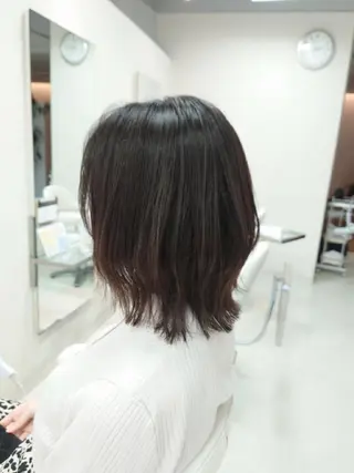 ミディアム カラー nagane sayakaのヘアスタイル