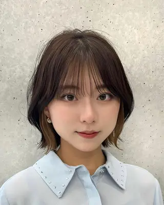 ショート sand池袋所属・似合わせボブカット ISAKIのヘアスタイル