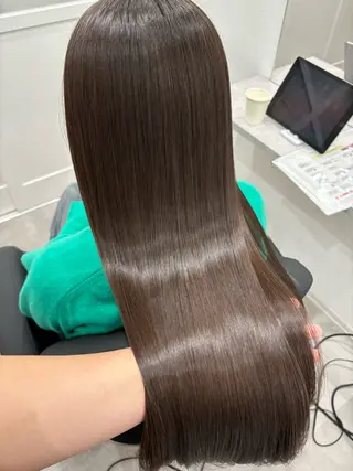 ロング カラー 髪質改善/透明感 カラー/内藤有須加のヘアスタイル