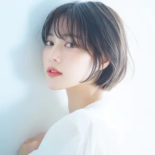 ショート 近野 彩香のヘアスタイル