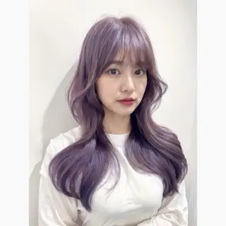 ロング カラー パーマ ヘアアレンジ a'threem【アズリーム】所属・湯浅 直樹のヘアスタイル