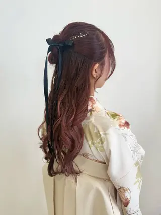 ロング ヘアアレンジ 陰山 友咲のヘアスタイル