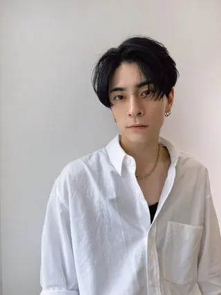 メンズ Bonheur所属・茨木メンズ/フェザー パーマ/酒井壮大のヘアスタイル