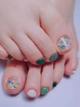 ネイル 門戸厄神プライベートサロンulunail所属・ulunail mikaのネイルデザイン