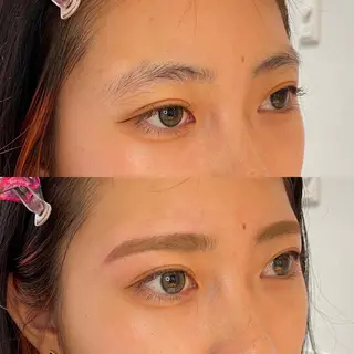 アイブロウ gotoday　shaire　saron所属・miu. ボブ/透け感カラーのヘアスタイル