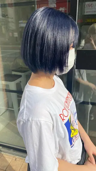 ショート カラー RURI韓国ボブ 🇰🇷タッセルボブのヘアスタイル