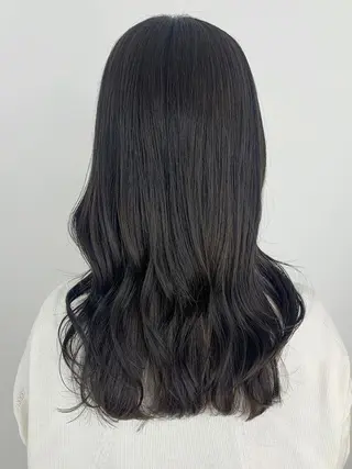 ミディアム カラー パーマ ヘアアレンジ ITbyALBUM 中野店のヘアスタイル