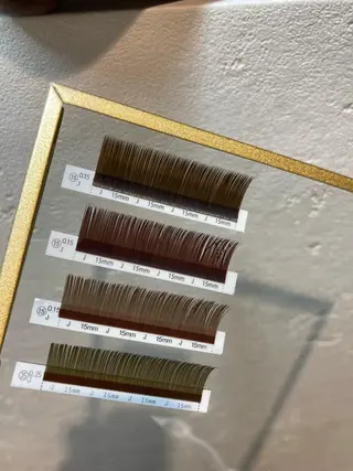 カラー キッズ ネイル マツエク・マツパ アイブロウ 𓊆ᶠᵉᵉʸ𓊇 ᶜᴴᴵᴴᴬᴿᵁのマツエク・マツパデザイン