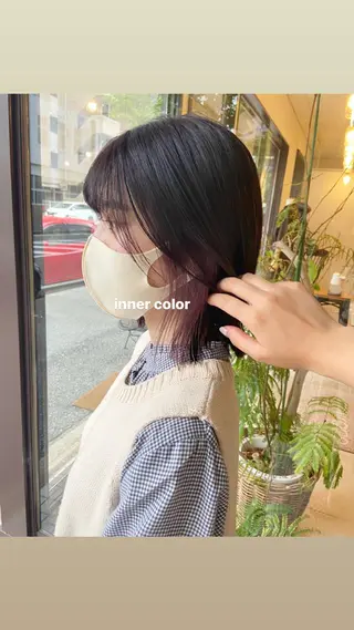 ミディアム 小玉 杏華のヘアスタイル