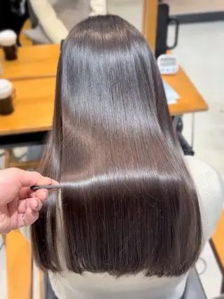 ロング カラー ✨髪質改善×レイヤー ボブカットきり✨のヘアスタイル