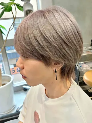 ショート カラー メンズ elima 武蔵小杉所属・[メンズパーマ特化] 棚橋大翔のヘアスタイル