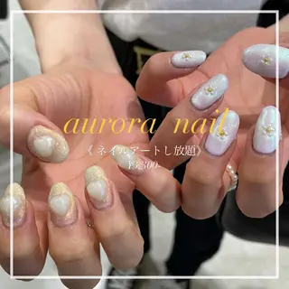 ネイル 淡色ネイル 🎀moeのネイルデザイン