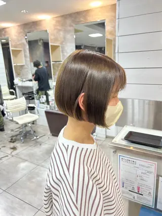 ショート 縮毛矯正✖髪質改善 仁木伸明のヘアスタイル