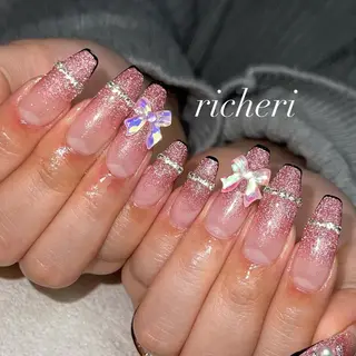 ミディアム ネイル richeri beautyのネイルデザイン