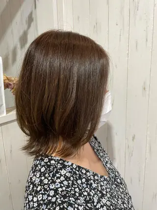 ミディアム 加藤 菜々香のヘアスタイル