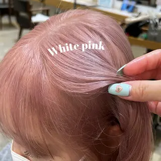 ミディアム カラー Kana 🍋 ハイトーン【高円寺】のヘアスタイル