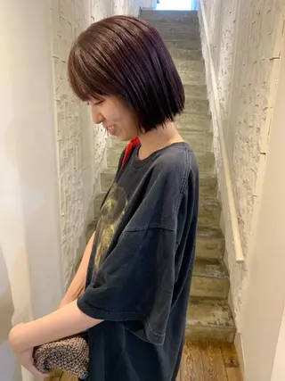 ミディアム カラー 【takk】 ナカヤママサヨシのヘアスタイル