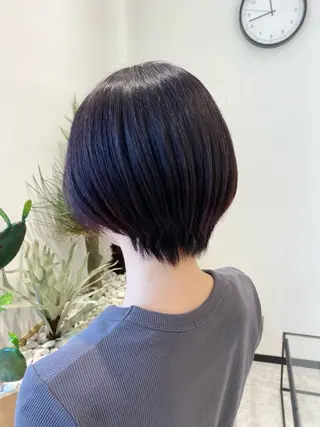 ショート Misaki ║ツヤカラーのヘアスタイル