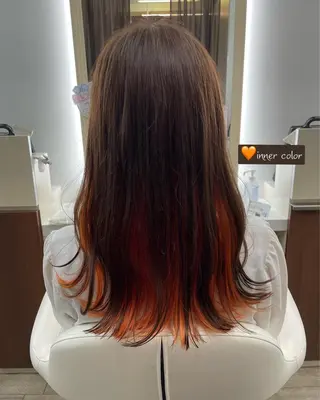 ロング カラー 豊田 智美のヘアスタイル