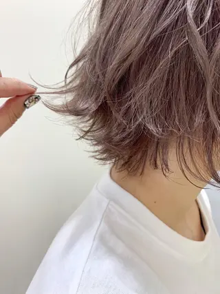 セミロング カラー パーマ ヘアアレンジ メンズ キッズ ネイル マツエク・マツパ 代表🎀 ふわモテ愛 され髪🩷yumiのヘアスタイル