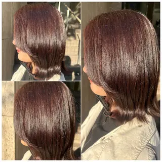 ミディアム カラー ヘアアレンジ 🌈きむら ひなた🌈のマツエク・マツパデザイン