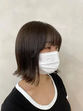 ミディアム 外ハネボブ♡ YUIのヘアスタイル
