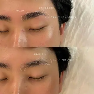 メンズ アイブロウ GO TODAY SHAiRE SALON Vellmie店所属・吉祥寺kasumi 🌛eye/browのマツエク・マツパデザイン