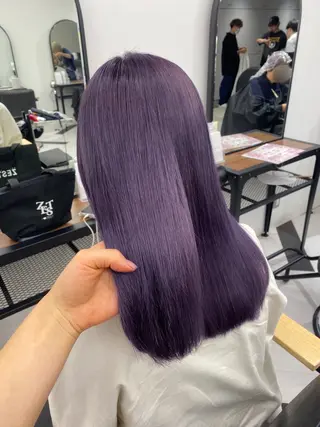 セミロング カラー emu所属・けいこ🍊ニュアンス ネイル/個性派ネイルのネイルデザイン