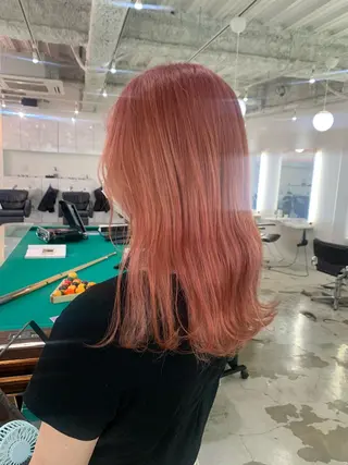 セミロング カラー ヘアアレンジ 🧨ブリーチー×ボブ レイヤー💎じゅえるのヘアスタイル