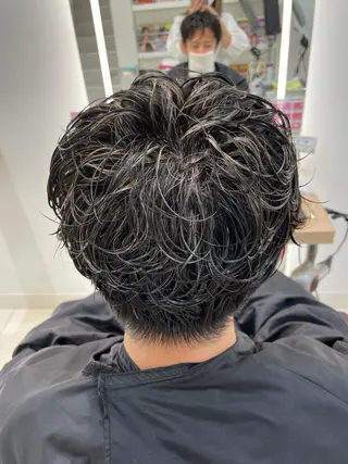 カラー パーマ メンズ 松永 梨央のヘアスタイル