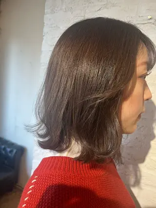 ミディアム 一ノ瀬 理子のヘアスタイル