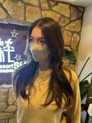 ロング カラー Bonheur銀座 /前田 栞九郎のヘアスタイル