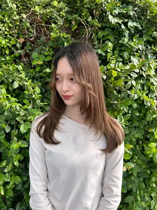 ロング the　hinc所属・ひな🐥 ボブ/ハイトーン🫧のヘアスタイル