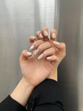 ネイル 束感まつ毛/ネイル/ LED♥KIRARAのマツエク・マツパデザイン