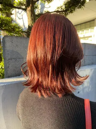 ミディアム カラー お任せヘア☘️☘️ 及川渚のヘアスタイル