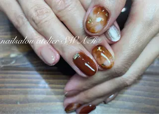 ネイル ヘアーサロン大野所属・nailsalon SWATiのネイルデザイン