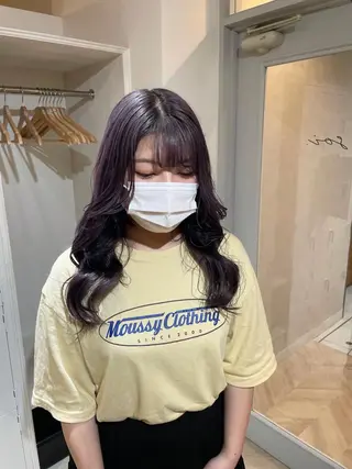 ロング カラー yohaku所属・yohaku misakiのヘアスタイル